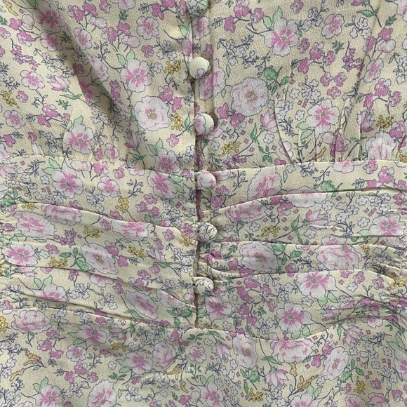 NEW Elodie Anthropologie Floral Cami Top Large - Picture 3 of 6